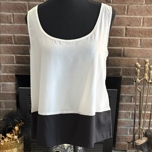 Pretty Good Black and White Tank Top